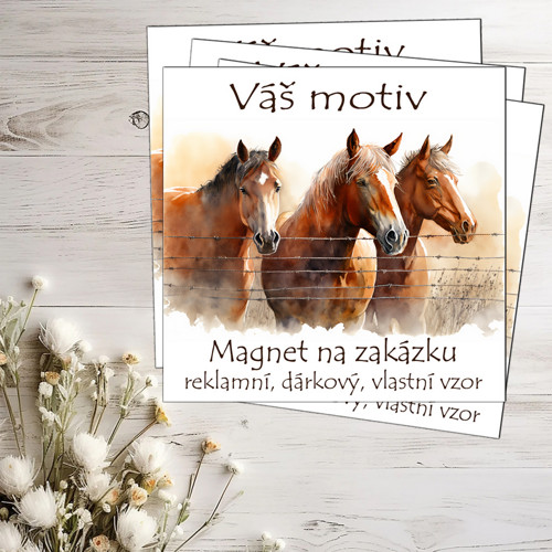 Reklamní / dárkový magnet - sada 10 ks