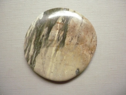 Troml. placka - jaspis picasso 43 mm, č.738f