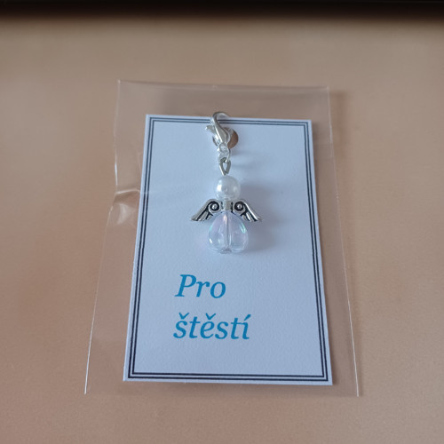 Přívěsek pro štěstí (na kartičce)