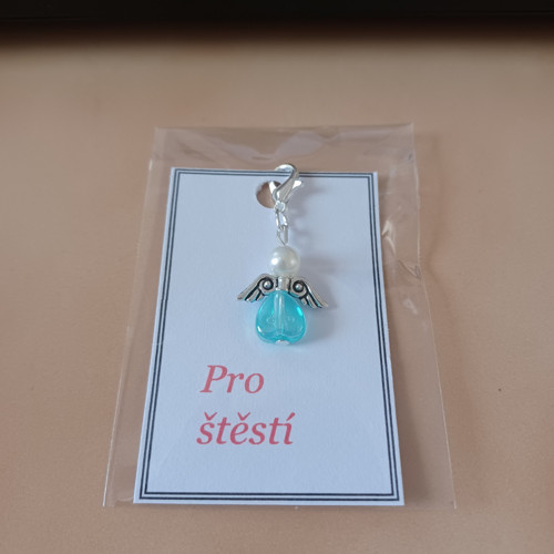 Přívěsek pro štěstí (na kartičce)