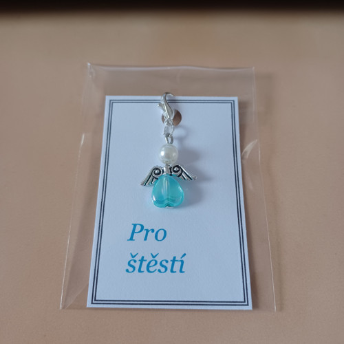 Přívěsek pro štěstí (na kartičce)