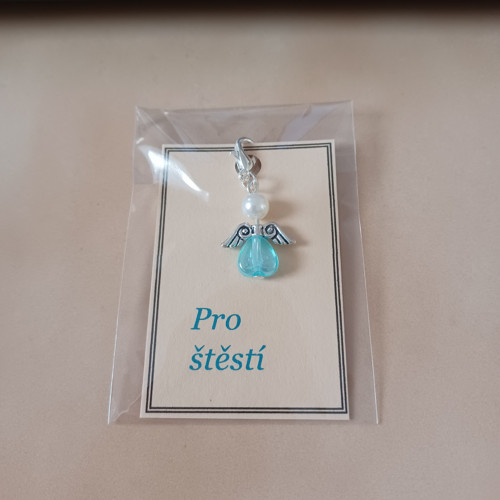 Přívěsek pro štěstí (na kartičce)