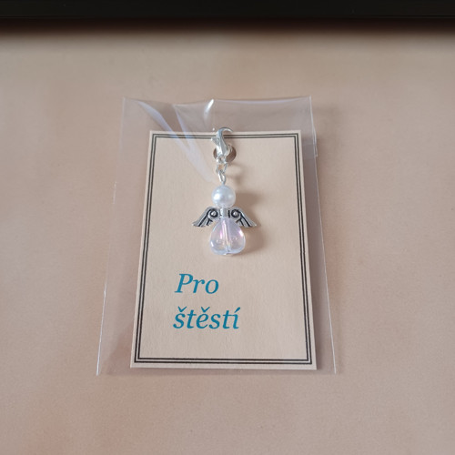 Přívěsek pro štěstí (na kartičce)