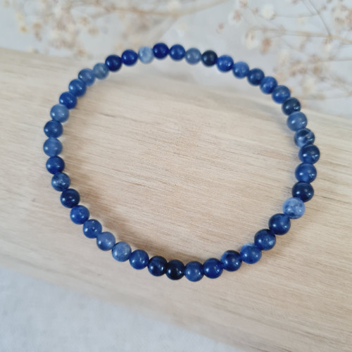 Sodalit náramek 4 mm (komunikace, intuice)