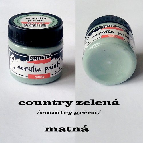 Matná akrylová barva Pentart 50 ml-country zelená