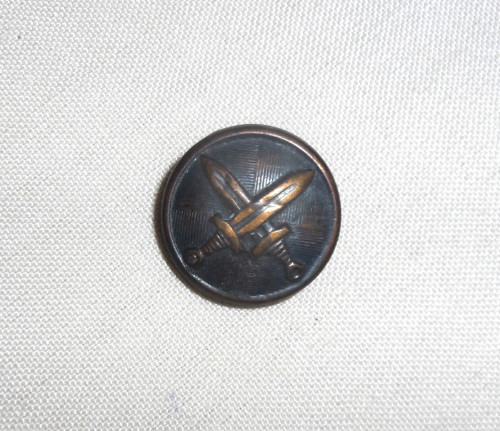 Kovový KNOFLÍK uniformní, vojenský, armádní, ČSLA