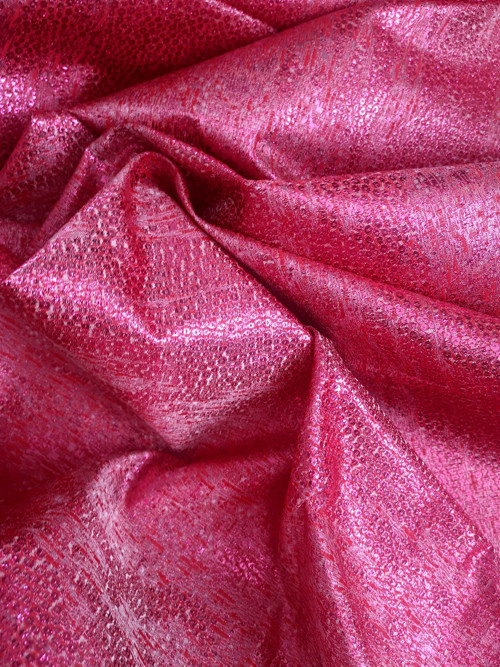 Brokátový žakard lamé