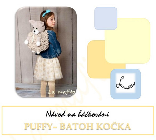Puffy batoh kočka -návod-