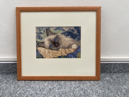 Ručně vyšitý obraz 32x28cm