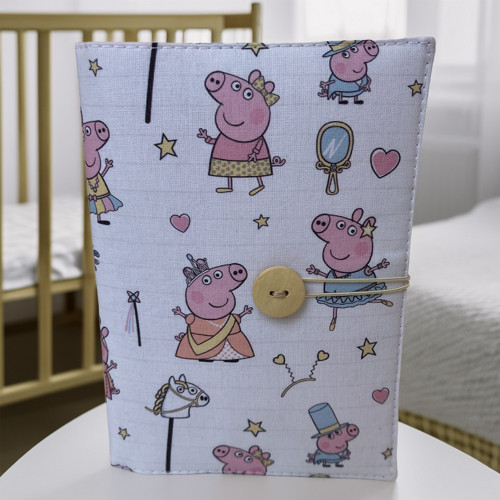 Obal na očkovací průkaz prasátko Pepa