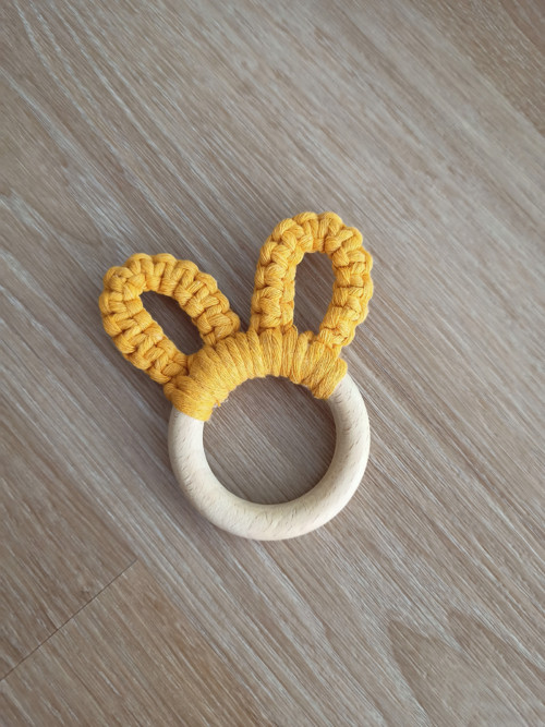 Macrame kousatko zajíček — foto 1