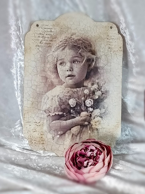 Originální vintage obrázek holčičky II.