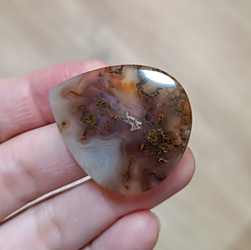 Achát, ID 4089, 38x32 mm