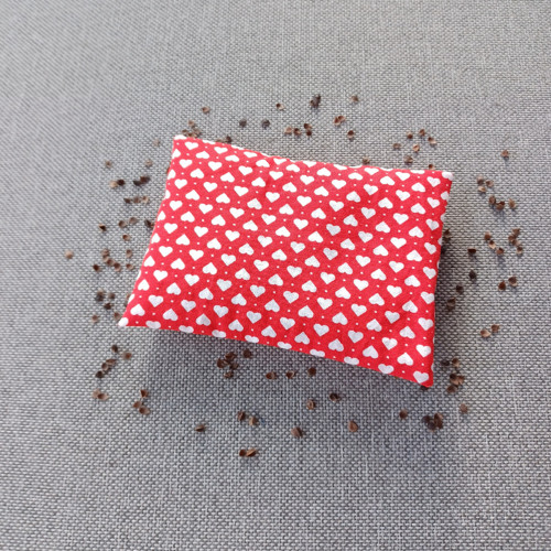 Nahřívací pohankový polštářek 10x15cm