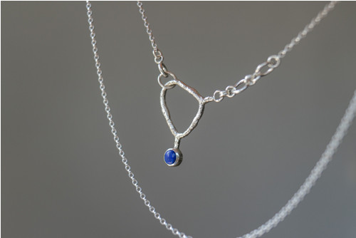 Přívěsek “Noc”- lapis lazuli, stříbro 925/1000