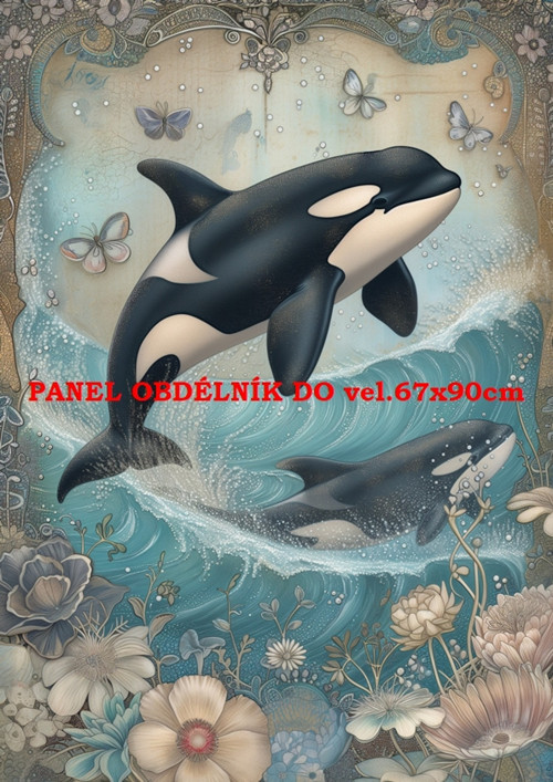 Bavlněný panel 11x15 cm - skladem — foto 1