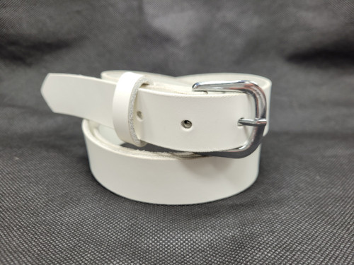 Pásek 2.5 cm bílý
