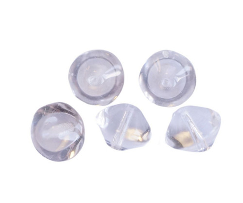 8pc Crystal Clear Velké Propellery Kulaté Kuličky