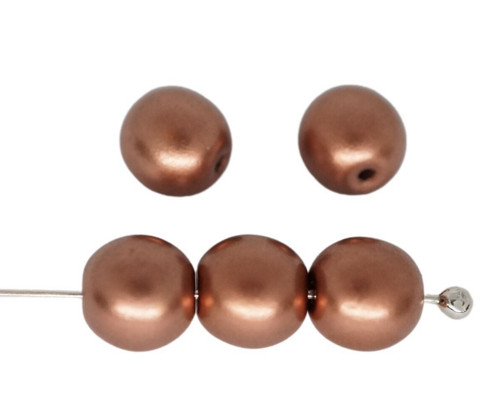 40 ks Antické mědi Round Spacer Round Beads české