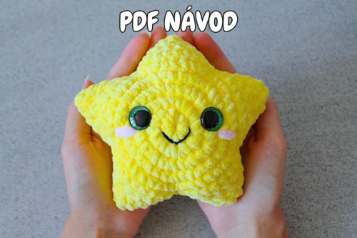 PDF NÁVOD: Háčkovaná hvězdička