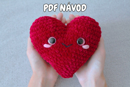 PDF NÁVOD: Háčkované srdíčko — foto 1