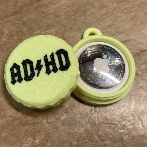 Klíčenka - pouzdro na airtag ADHD