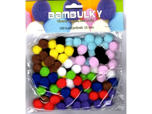 Bambulky - 100 ks, 15 mm