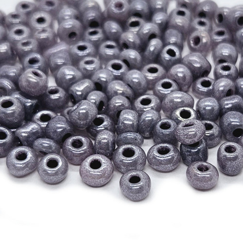 Rokajl, perleť, šedá sv., 4mm, 50g