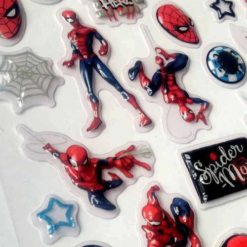 Nálepky 3D - SPIDER-MAN - sada