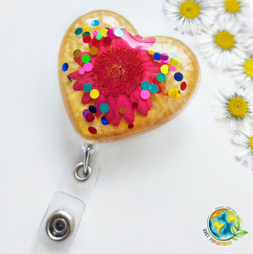 Visačka na ID kartu "Happy heart"