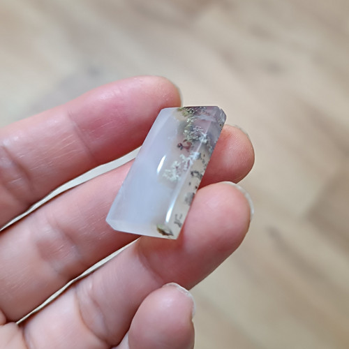 Mechový achát, ID 4114, 28x15 mm