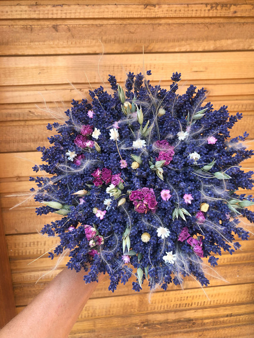 Levandulová kytička - gratulační — foto 1
