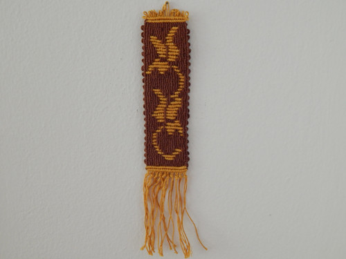 Drhaná dekorace, macramé - TULIPÁNY — foto 1