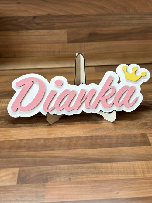 Dřevěná jmenovka