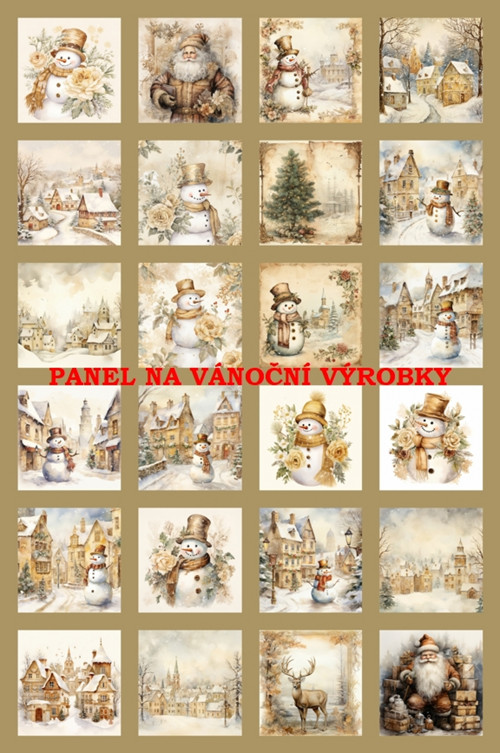 Bavlněný panel 40 x 60 cm
