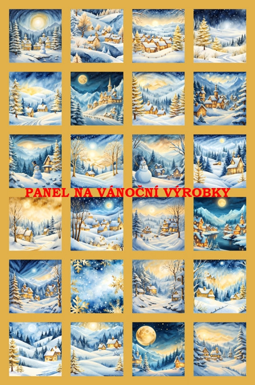 Bavlněný panel 40 x 60 cm — foto 1