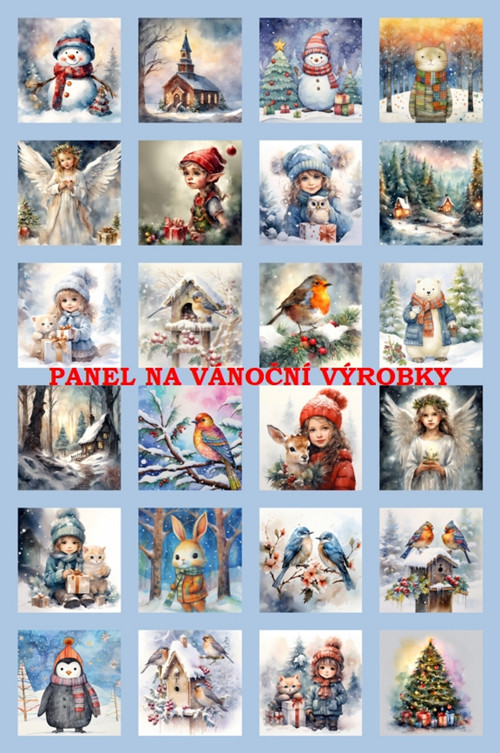 Bavlněný panel 40 x 60 cm