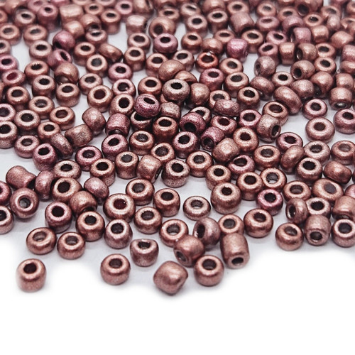 Rokajl metalický, starorůžová, 3mm, 50g