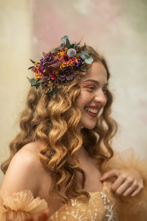 Boho spona "stmívání podzimních dnů"