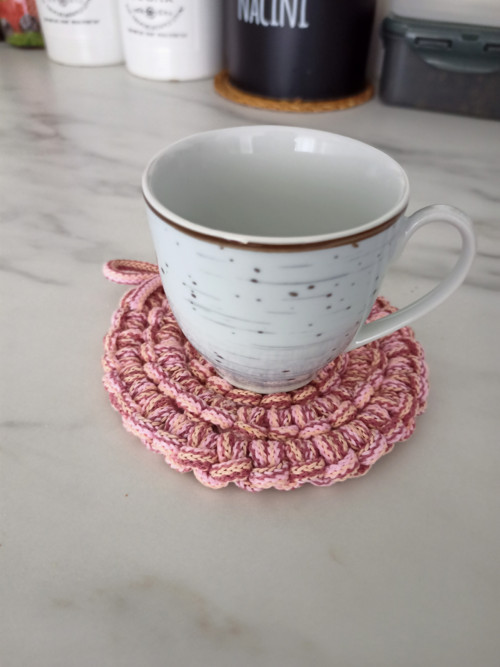 Macrame podtácek — foto 1