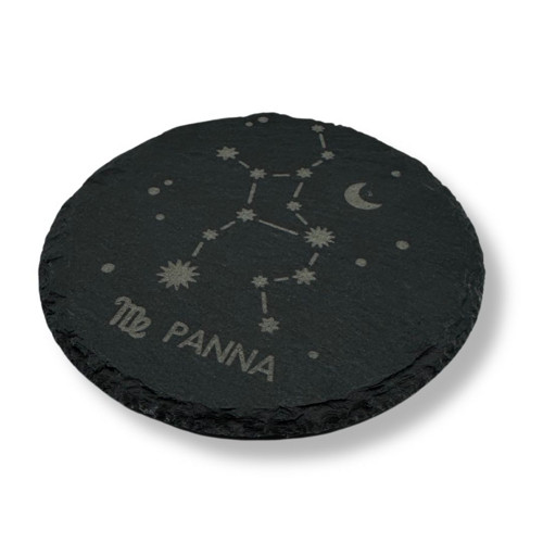 Břidlicový podtácek, panna, 1ks
