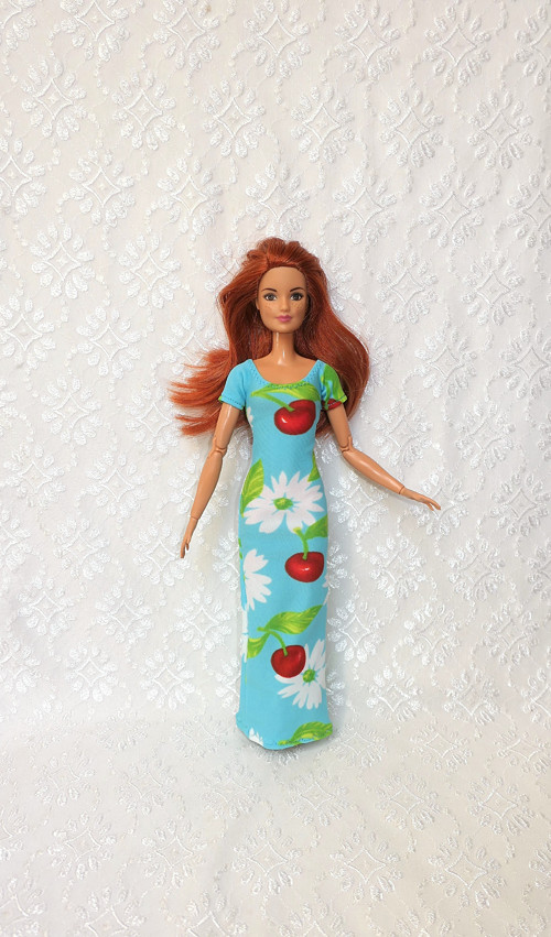 Barbie -dlouhé plážové šaty