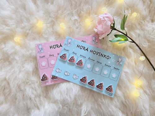 Motivační tabulka Hurá, hovínko!