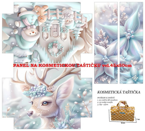 Panel na taštičku bavlna