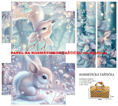 Panel na taštičku bavlna