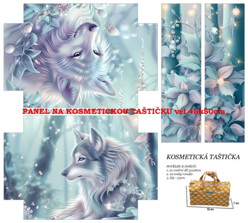 Panel na taštičku bavlna