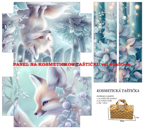 Panel na taštičku bavlna