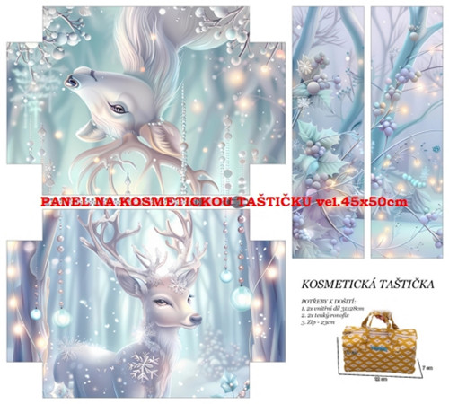 Panel na taštičku bavlna