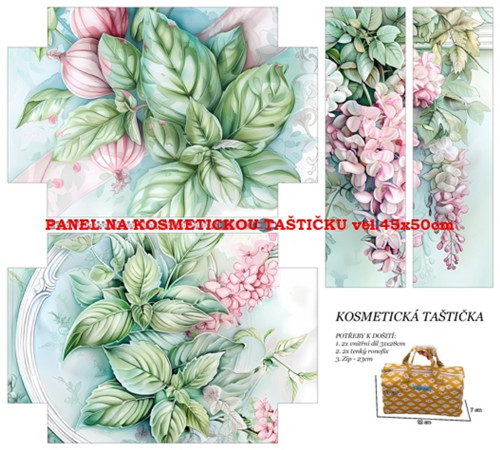 Panel na taštičku bavlna