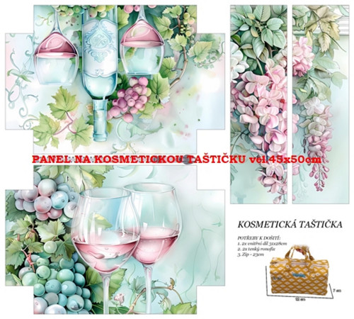 Panel na taštičku bavlna